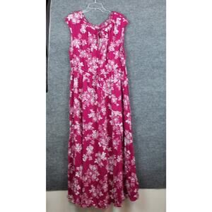 Torrid‎ Dress Women's Size 2 Purple & White Floral Tie Off Shoulder Keyhole Maxi